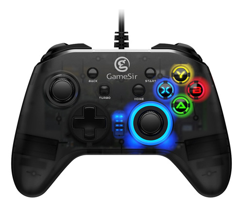 Gamepad Com Fio Gamesir T4w Preto Ps3 Android Pc Switch