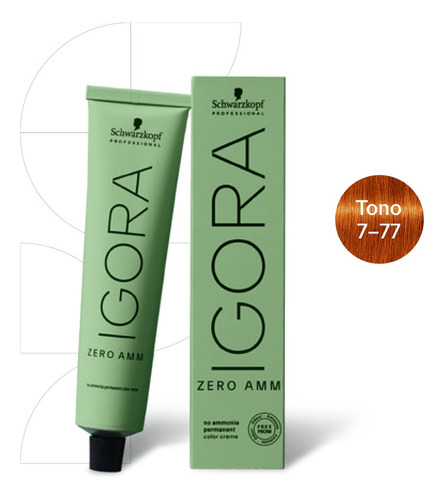 Tinte Igora Zero Amm Schwarzkopf - mL a $433