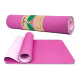 Tapete Yoga 6mm Grueso Antiderrapante Ejercicio Fitness Gym