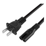 Cable De Alimentación De 2 Clavijas 1.5m Para Ps5 Xbox Nuevo