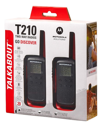 Radios Motorola T210 Talk About Walkie Talkies Hasta 32km