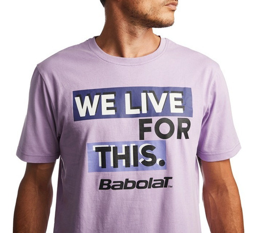 Remera Babolat Crew Neck Man Tenis Padel