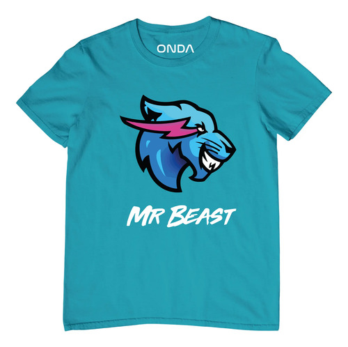Playera Niño Mr Beast Varios Colores Vibrantes