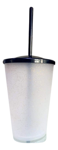 Vaso Glitter Cap. 500 Ml Paquete C/10 Pzas. Graduación