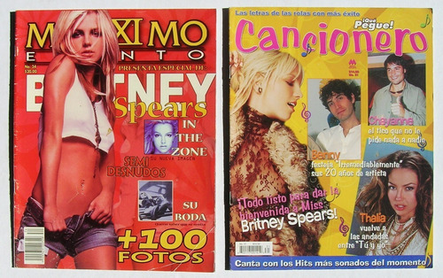 Britney Spears Maximo Evento + Que Pegue, Dos Revistas 2x1