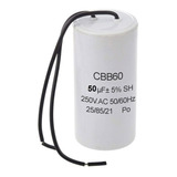 Capacitor 50mfd Condensador 50uf 250v Redondo C/cable