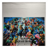 Super Smash Bros Cuadro Decorativo 28x40 Cm Horizontal