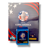 Álbum Pasta Dura + 10 Sobres Copa América Usa 2024 Panini