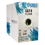 Cable Ethernet Cat6 Plenum Bulk Utp 550 Mhz De 1000 Pies,...