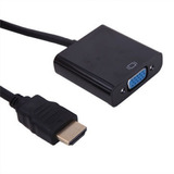 Cabo Adaptador Hdmi Para Vga Para Tv Pc Notebook Monitor