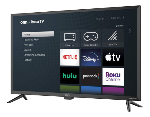 Televisor Onn 100012590 24  PuLG Hd (720p) Roku Smart Led Tv