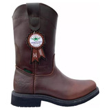 Bota Industrial Vaquera Uso Rudo Piel Suela Hule American Wl