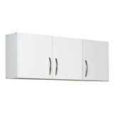 Alacena Cocina Melamina Mueble 120 Cm 3 Puertas - Premium !! Color Blanco