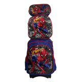  Mochila Kit De Primaria Del Hombre Araña Con Ruedas 