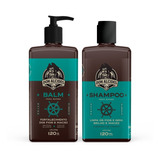 Kit Balm E Shampoo Para Barba Calico Jack - Don Alcides