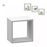 Nicho Quadrado Mdf Branco Sala Banheiro Quarto 30x30x30