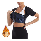 Chaleco Para Sudar Mujer Playera Sauna Mujer Con Cremallera