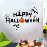 Pegatinas De Pared Estafadores Diseño De Halloween Y Calabaz