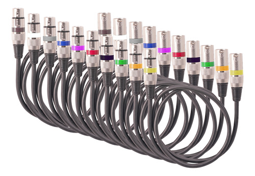 Cable Light Cables Para Micrófono Hembra Con Sonido Colorido