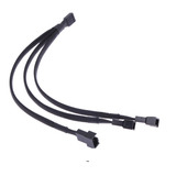 Cable Pwm 4 Pines, Slitter Para 3 Ventiladores/ Mallado