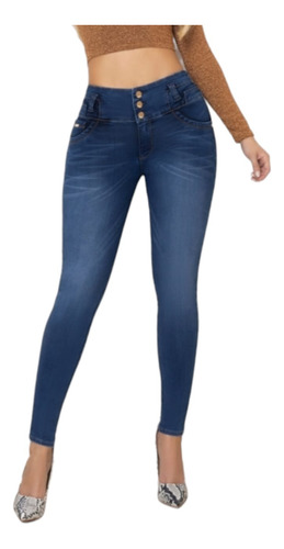 Pantalon Colombiano Mede Jeans Levanta Pompa By Ciclon M8