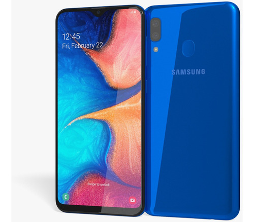 Samsung A20 32 Gb Azul Bom Estado (usado)