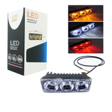 Foco Luz Led Fijo Estrobo Universal Motos Autos 12v 