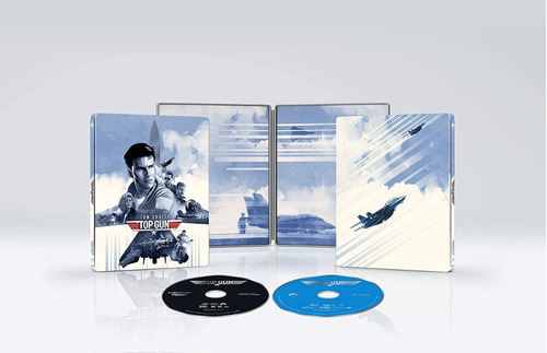 Top Gun 4k + Blu Ray Steelbook Nuevo Limitado Importado