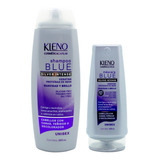 Kleno Blue Matizador Silver Shampoo + Mascara Teñidos Local