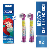 Oral-b Disney Princess Repuestos Cepillo Eléctrico 2 Uds Color
