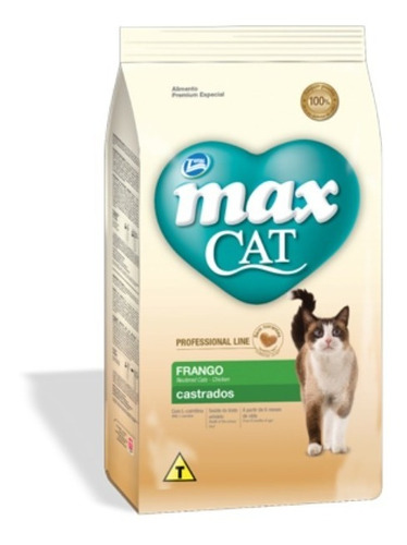 Concentrado Para Gato Total Max Todas Las Razas Castrado 3kg