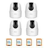 Kit X4 Cámara De Seguridad Wifi Imou Ranger 2c - 2mp + 128gb