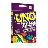 Juego De Mesa Cartas Uno Flip Mattel Ruibal Original 