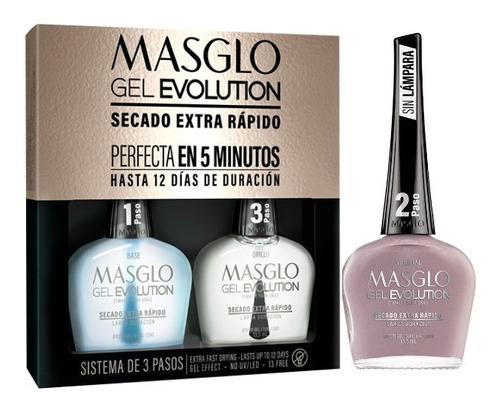 Kit Masglo Gel Evolution Base+ Tono+ B - mL a $1048