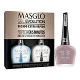 Kit Masglo Gel Evolution Base+ Tono+ B - mL a $1048