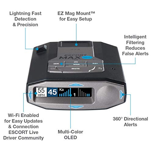 Detector De Radar Lser Max360c Wifi Y Bluetooth Habil... Foto 3