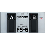Pedal Seletor Footswitch Boss Fs-6 Dual Duplo Fs6 C/notafisc