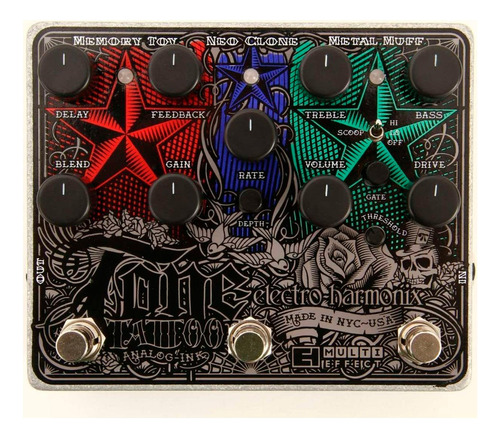 Pedal Electro-harmonix Tone Tatto Multiefectos