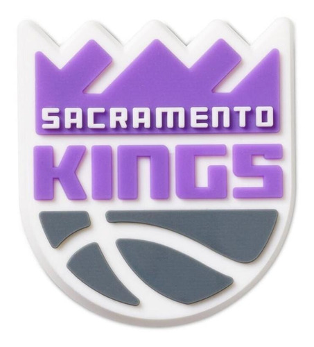 Jibbitz Nba Sacramento Kings Logo Unico - Tamanho Un