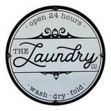 #623 - Cuadro Decorativo Vintage - Laundry Lavadero No Chapa