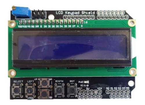 Shield Lcd Keypad Arduino Uno Mega Pantalla Azul