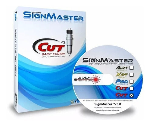 Signmaster Cut V5 Para Plotter Com Mira Laser Promoção