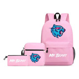 Mochila Mr Beast Lightning Cat Bolsa De Viaje Al Aire Libre