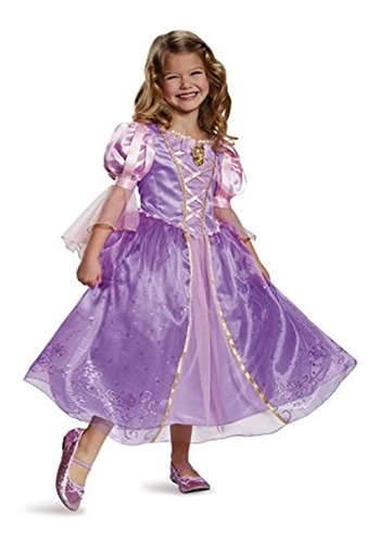 Rapunzel Prestige Disney Princesa Enredada Disfraz, M/7-8