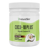 Aceite De Coco Organico Naturalslim Coq-10 Enzimas 454 Gr
