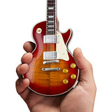 Mini Guitarra Gibson '59 Les Paul De Jimmy Page En Cherry Su