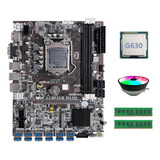 Placa Base B75 Eth Mining 12 Pcie A Usb Lga1155