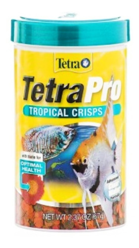 Tetra Pro Tropical Crisps 67g Alimento Para Peces Tropicales
