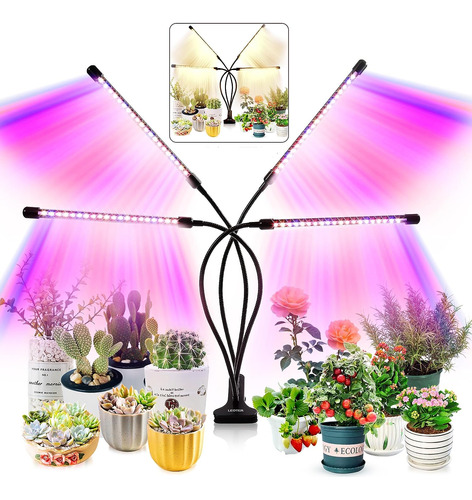 Luz Led De Cultivo Leoter Para Plantas Usb