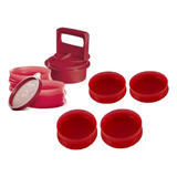 Tupperware Kit Burguer Express Com 8 Formas